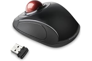 Kensington Orbit Wireless Trackball Mouse, Certified to Work with Chromebook, Ambidextrous, 2 AA Batteries Required (Included