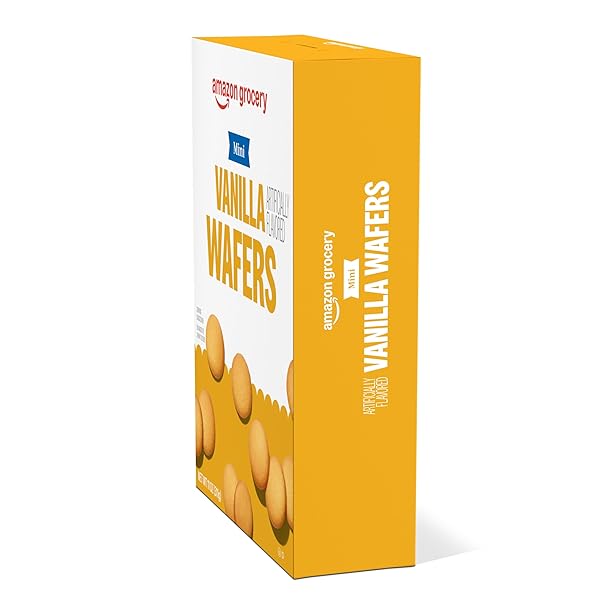 AMAZON GROCERY, MINI VANILLA WAFERS, 11 OZ