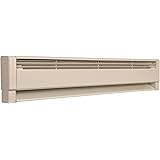 Fahrenheat PLF Liquid Filled Electric Hydronic Baseboard Heater, 46 inches, Navajo White