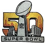 Super Bowl 50 Embroidered Jersey Denver Broncos Vs. Carolina Panthers Patch