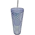 Starbucks 2022 Holiday Jewel Venti 24oz Tumbler with Straw (White)