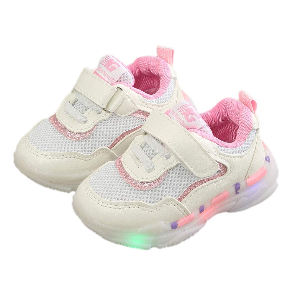 pink velcro sneakers