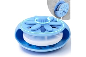 SHARLOVY Shower Steamers Tray Blue- Upgrade Shower Steamer Holder Dish with Big Suction Cup, Long Lasting Bath Bombs Shower Accessories, Aromatherapy Diffuser Containers for Bathroom Bedroom Car Yoga Decor