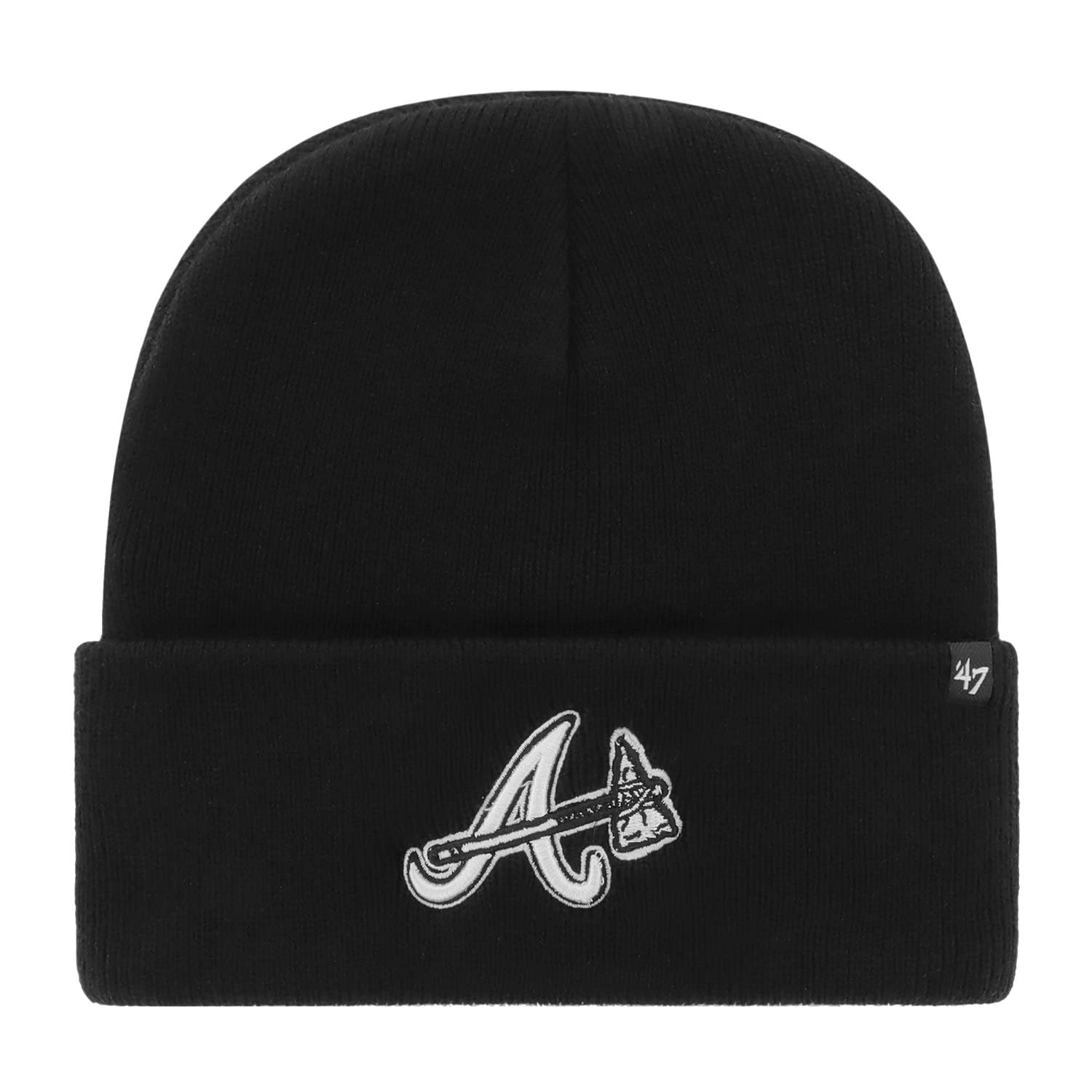 47 Brand Knit Beanie - Haymaker Atlanta Braves Black