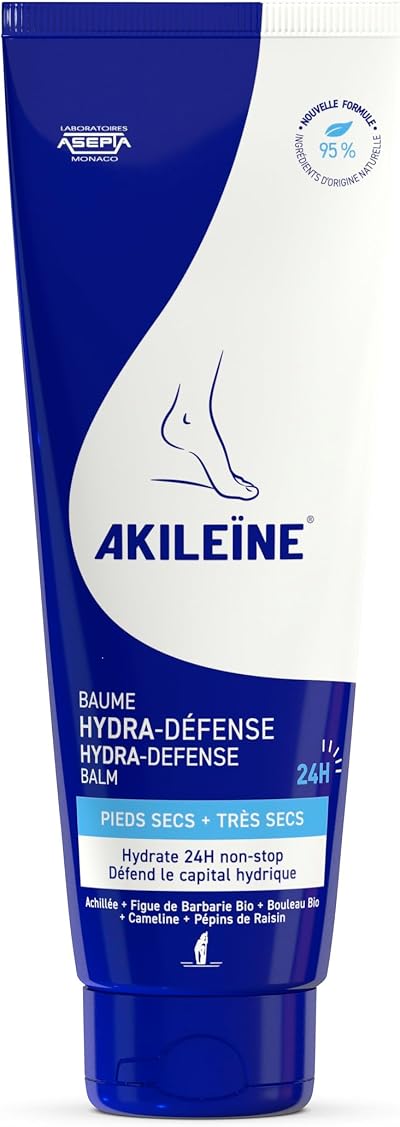Akileine Hydro Defense Balm 125g Intensive Long Lasting Foot Moisturiser