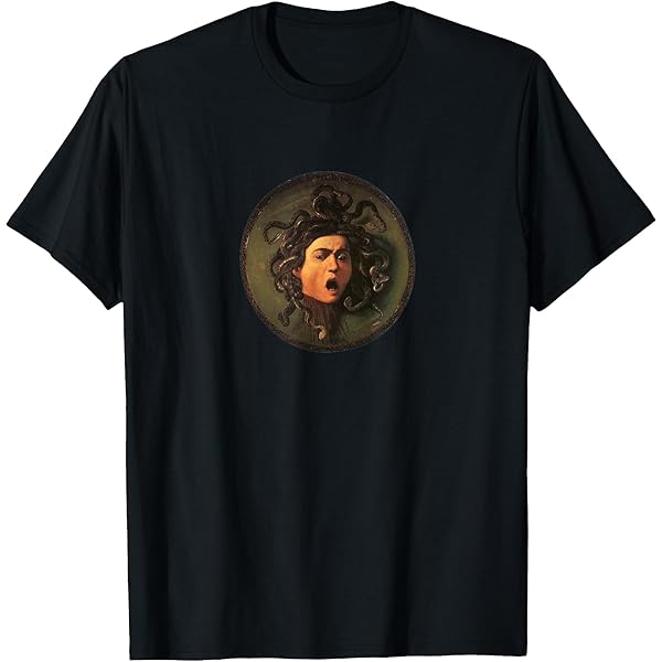 Amazon.com: Medusa by Caravaggio T-shirt T-Shirt : Clothing, Shoes