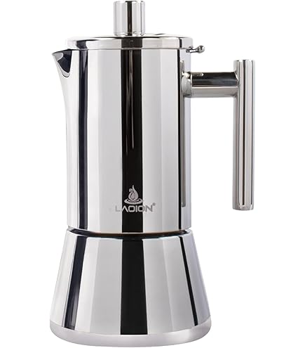 Amazon.com: Guzzini 09720010 Stainless Steel Coffee Pot, Mocha