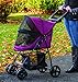 Pet Gear No-Zip Happy Trails Lite Pet Stroller for Cats/Dogs, Zipperless Entry, Easy Fold with Removable Liner, Storage Basket + Cup Holderr, Boysenberrythumb 1