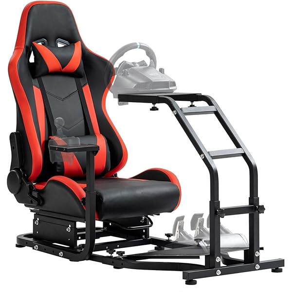 Amazon.com: Marada Racing Sim Cockpit with Red Seat Suitable for