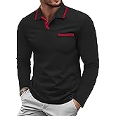 Askdeer Men's Polo Shirts Short Sleeve Polo T-Shirt Classic Soft Casual Golf Tee Shirts with Pocket