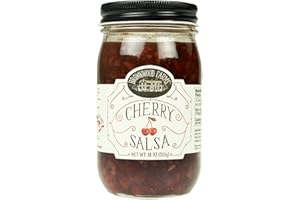Brownwood Farms Fruit Salsa, Sweet and Fruity, Made in Small Batches, From the Great Lakes Region (Cherry)