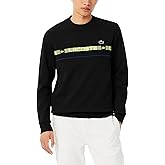 Lacoste mens Branded Stripe Tennis Sweatshirt