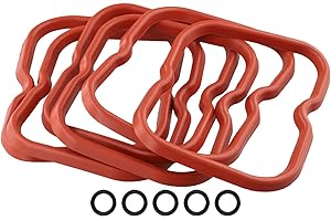 RichVibe Valve Cover Gasket Set for Dodge Cummins 89-98 12V 6B 6BT 5.9, 12-Piece Includes 6 Gaskets and 6 Seals, for 3910824 