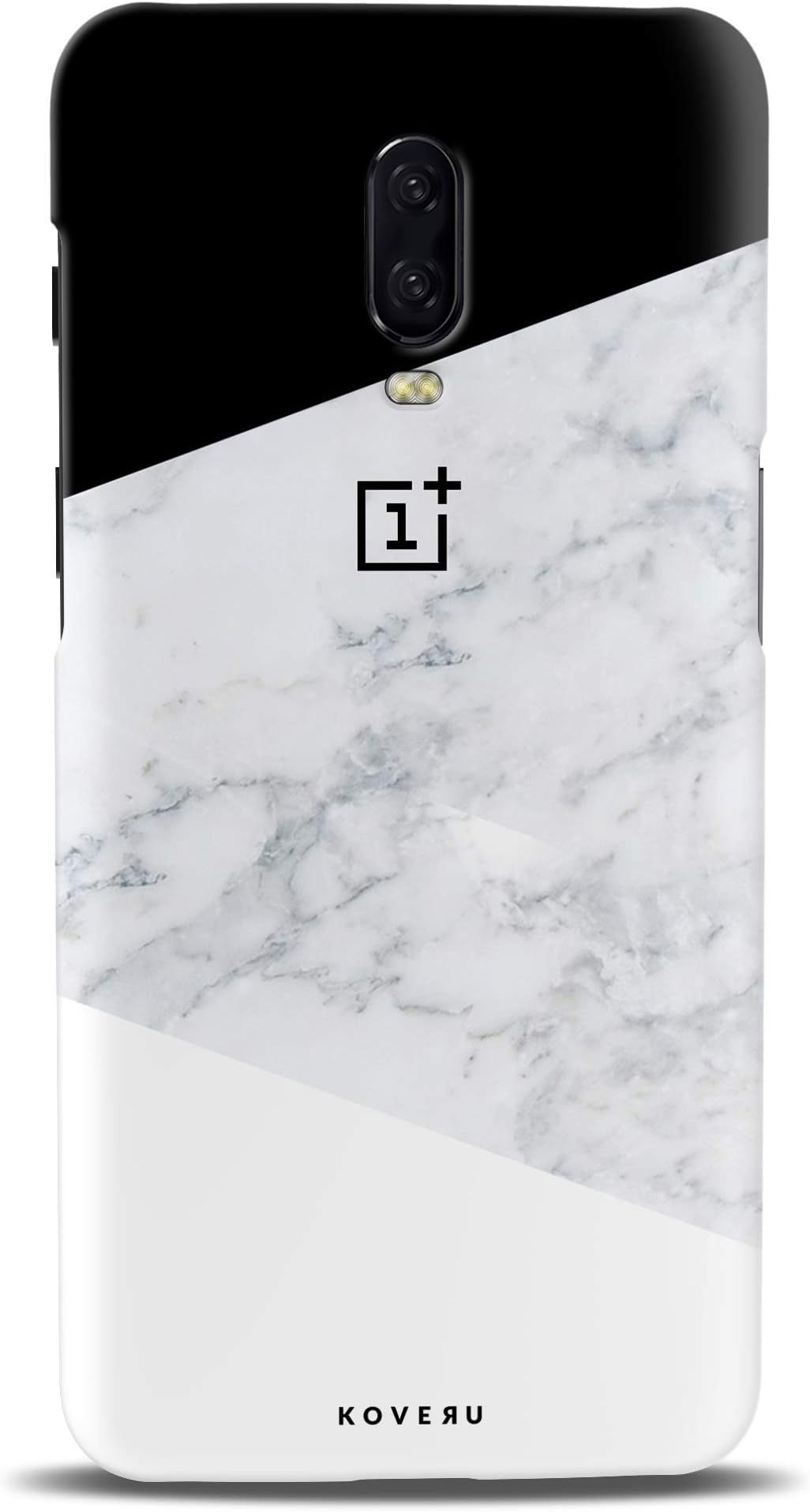 Koveru Designer Printed Back Cover Case Compatible with (OnePlus 6T, Rough)