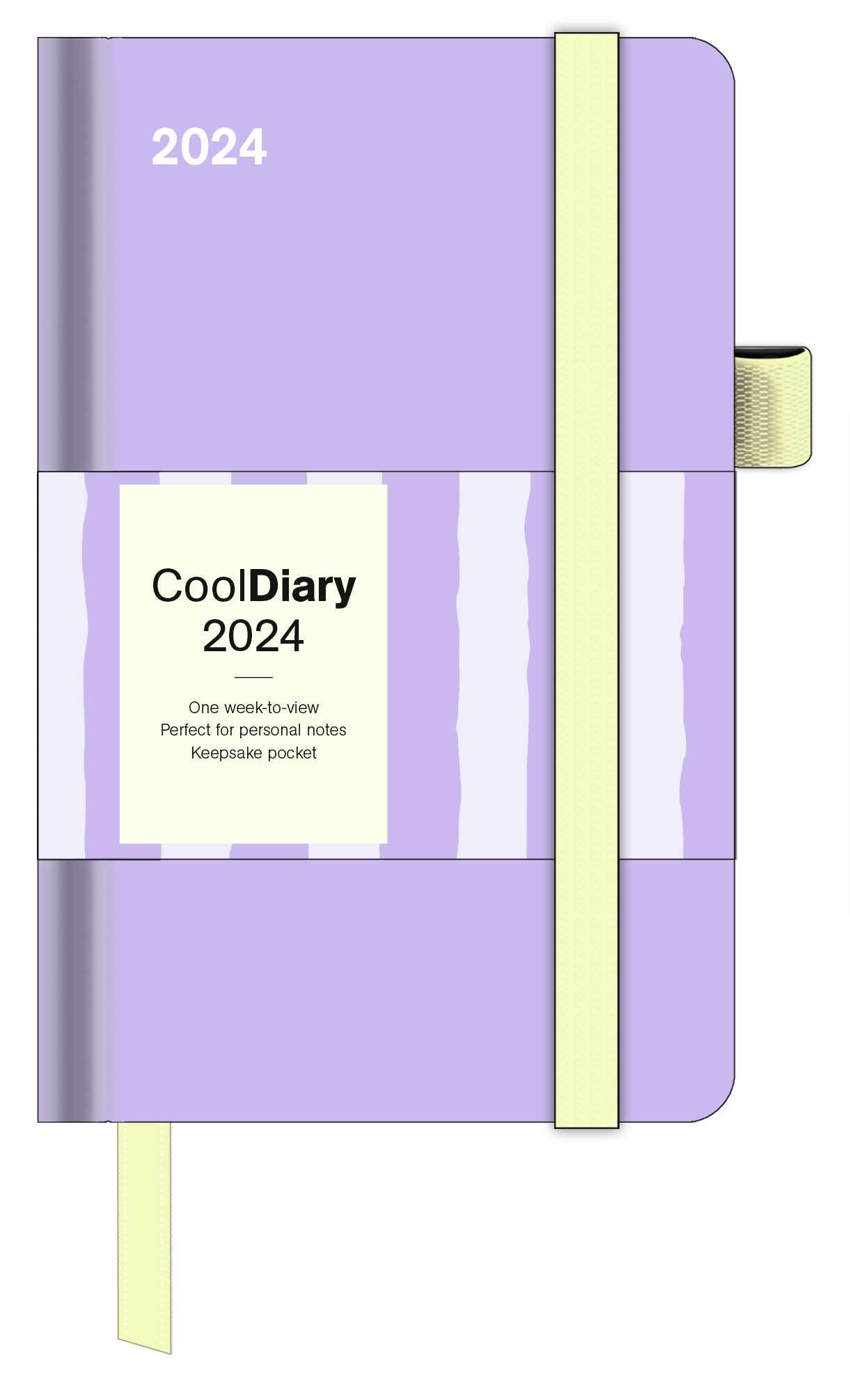 Lavender 2024 - Diary - Book Calendar - Pocket Calendar - 9 x 14: Cool Diary