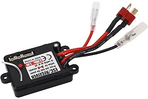 RC 30A Brushed ESC, 2.4GHz 4HC Multiple Waterproof for SCY 16101 16102 16103 16201 1/16 RC Car with Strong Anti Current Abili