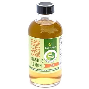 Low FODMAP Salad Dressing (Basil & Lemon), Whole30, AIP, Paleo & Vegan Diet - Casa De Sante