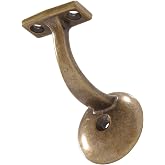 Hardware Essentials 852883 Ornamental Handrail Brackets Antique Brass