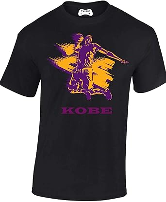 Taurus Basketball Kobe Bryant Lakers T Shirt Black Sizes X Small Medium Large Xl 2xl 3xl 4xl Amazon Co Uk Clothing