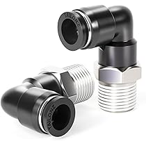 TAILONZ PNEUMATIC Messing 1/4 Inch Mini Kogelkraan - 1/4 Inch MBSP X 6mm Slang Barb Met Slangklem