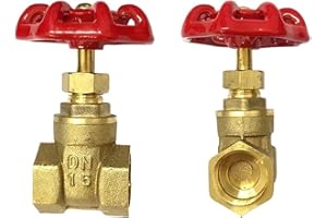 1/2" 3/4" 1" 1-1/4" 1-1/2" 2" inch Brass Gate Valves Water Valve Switch Valve Female Thread Gate Valve(1-1/2")