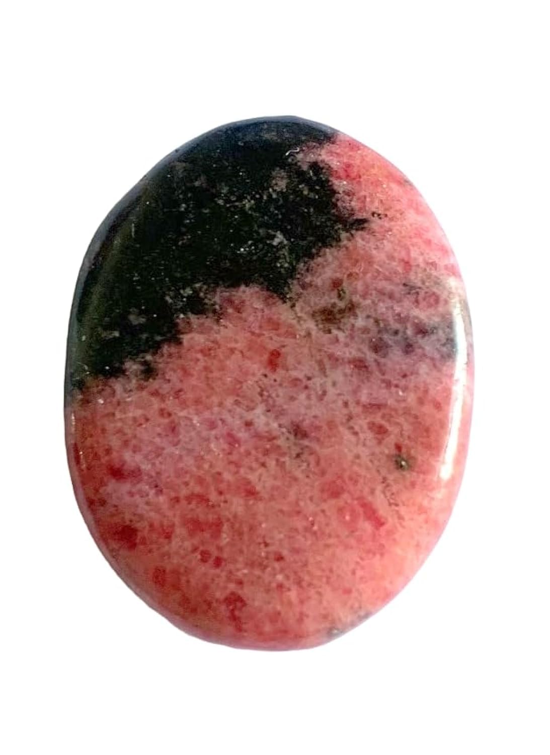 crystalmiracle Rhodonite Worry Stone Crystal Healing Thumb Stone Reiki Feng Shui Gift Wellness Handcrafted