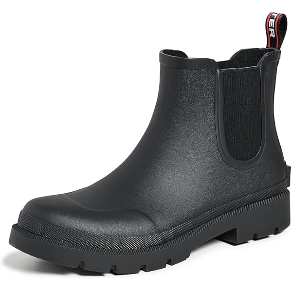Amazon.com: Hunter Women's Refined Chelsea, Black, 5 Medium