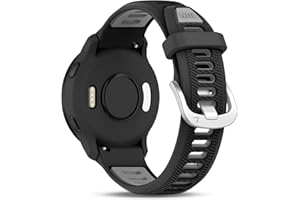 Bolesi Silicone 18mm 20mm 22mm Watch Bands Compatible with Garmin Venu 2S/Vivoactive 4S/Venu 3S/Forerunner 265S,Garmin Venu/Venu Sq/Forerunner 55/Vivoactive 5,Garmin Venu 2/Venu 3/Vivoactive 4 for Men Women