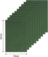 Faithfull General Purpose Hand Pad 230 x 150mm Green Pack of 10 FAIAHPGREEN view 2