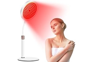 Shyineyou Red Light Therapy for Face, 660nm Red Light Lamp, 140 LED Red Light for Body with Base at Home/Office