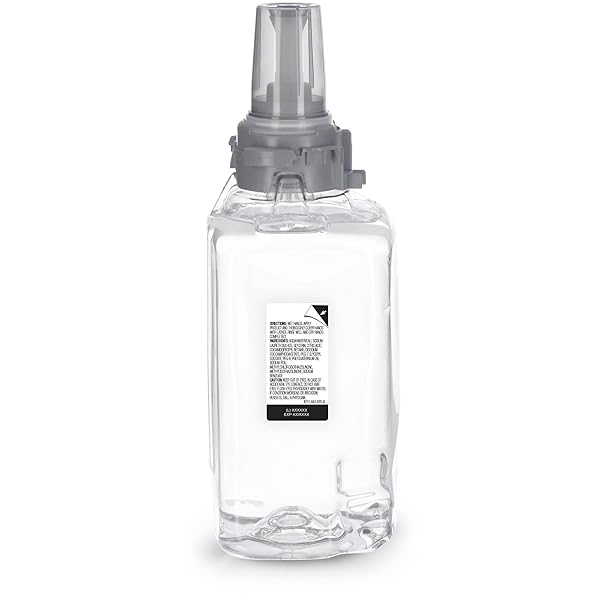 GOJO CLEAR & MILD FOAM HANDWASH, FRAGRANCE FREE, ECOLOGO CERTIFIED, 1250 ML FOAM SOAP REFILL ADX-12 PUSH-STYLE DISPENSER (PACK OF 3) – 8811-03