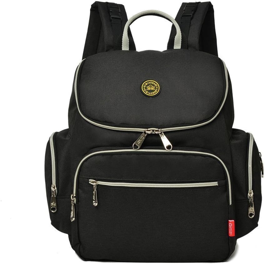 Imyth Smart Organizer Baby Diaper Bag Travel Backpack Fit Stroller (black)