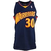 Adult Stephen Curry Golden State Warriors Mitchell & Ness Navy Blue Throwback Swingman Jersey - Men's