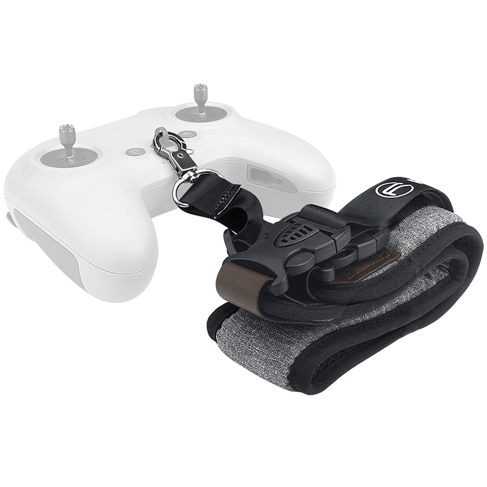 Hensych Adjustable Lanyard for D-J-I Avata for FPV Combo Remote Control Strap Neck Strap Anti-fall Hang Rope Buckle Thickened Decompression Lanyard for PFV Combo Drone (Thick single buckle)