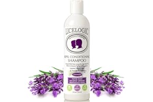 LiceLogic Repel Lice Prevention Shampoo, 8oz, Lavender - Effective Against Super Lice, Kills Eggs & Nits, Prevents & Repels Lice, Safe, Not Toxic, With Naturally Derived Licezyme, No Harsh Chemicals