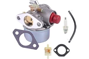 Cnfaner 640025 640025A Carburetor for Tecumseh OH195EA TVM195 OHH45 OHH50 OHH55 OHH60 OHH65 5.5HP 6HP OHH OHV Series Engines 640004 640014 640025B 640117B Lawn Mower