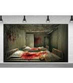 Amazon.com : CORFOTO 7x5ft Fabric Creepy Hospital Bloody Ward Room