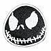 Black Jack the Skeleton Nightmare Before Christmas Halloween Disney Patch Embroidered Iron on Hat Jacket Hoodie Backpack Ideal for Gift/ 7.8cm(w) X 7.8cm(h)