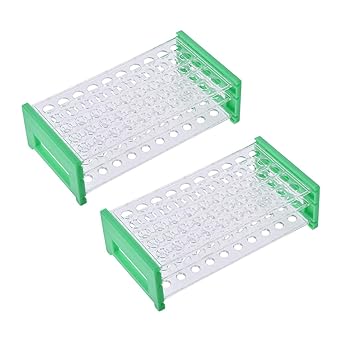 Amazon Uxcell ポリプロピレン試験管ホルダーラック 50穴 10 13 Mmチューブ用 取り外し可能 クリア 3個 試験管立て ラック 産業 研究開発用品 通販