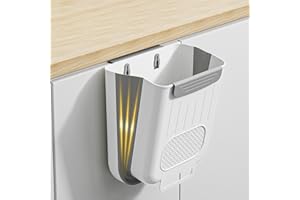 Kitchen Garbage Can, Hanging Trash Can, Kitchen Compost Bin,Under Counter Waste Bin, Space Saving Small Trash Can for Kitchen