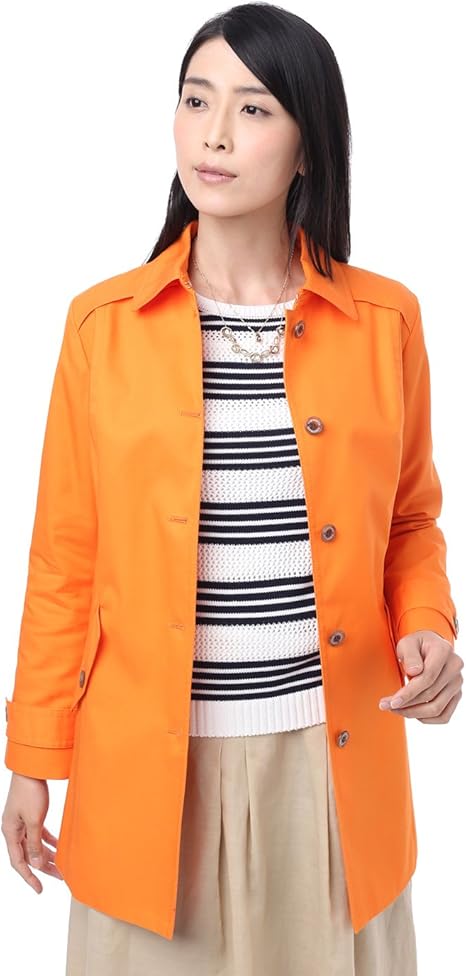 Amazon ニューヨーカー コート レディース オレンジ 日本 11号 日本サイズ11 号相当 コート ジャケット 通販