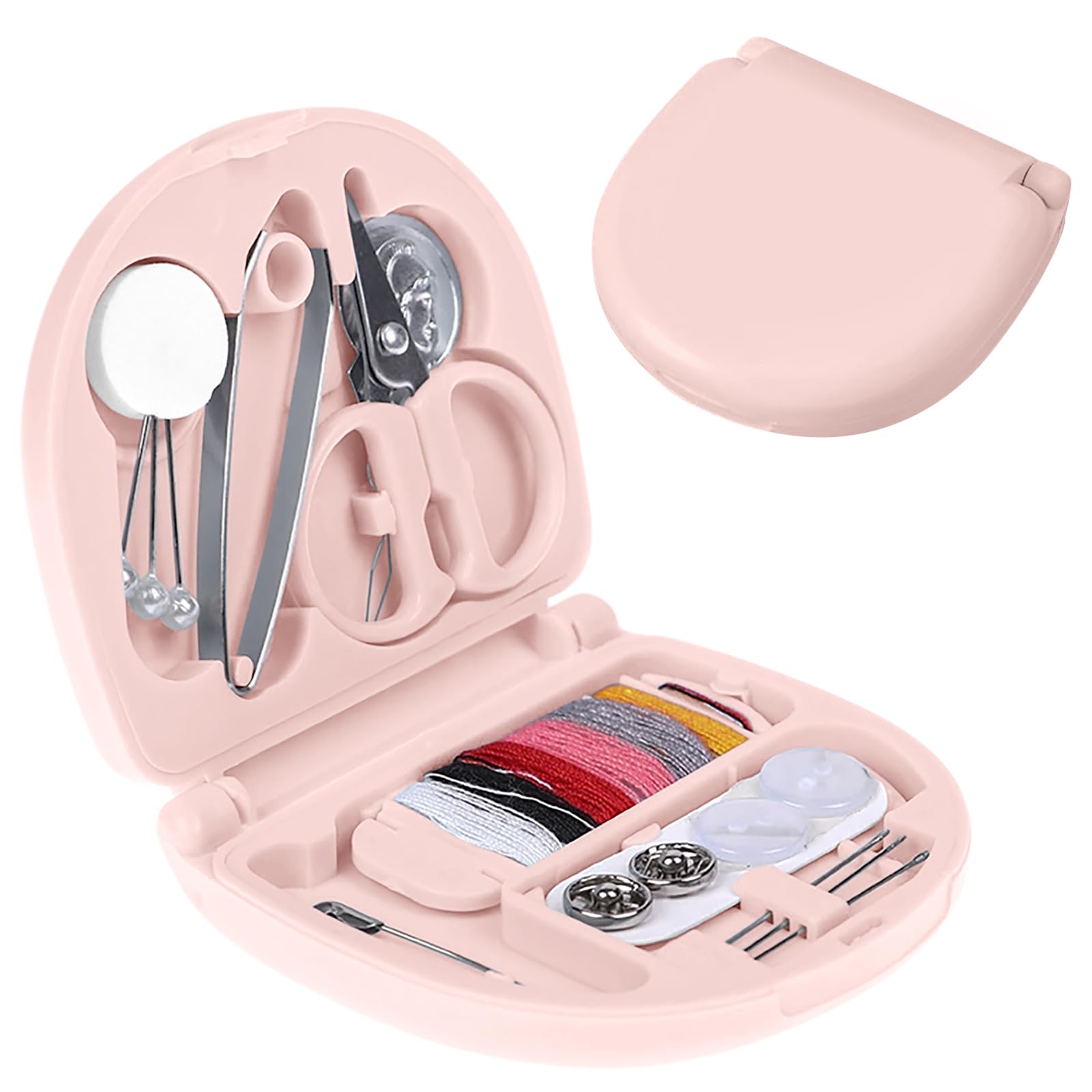 Mini Sewing Kit,Portable Travel Needle and Thread Kit for Business Trips School Camping for Be Torn Sheets Clothes Loose Buttons Repair Them Quickly Contains Thread,Scissors,Needles etc