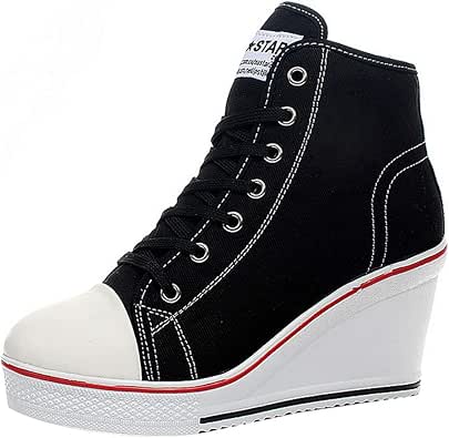 amazon high heel sneakers
