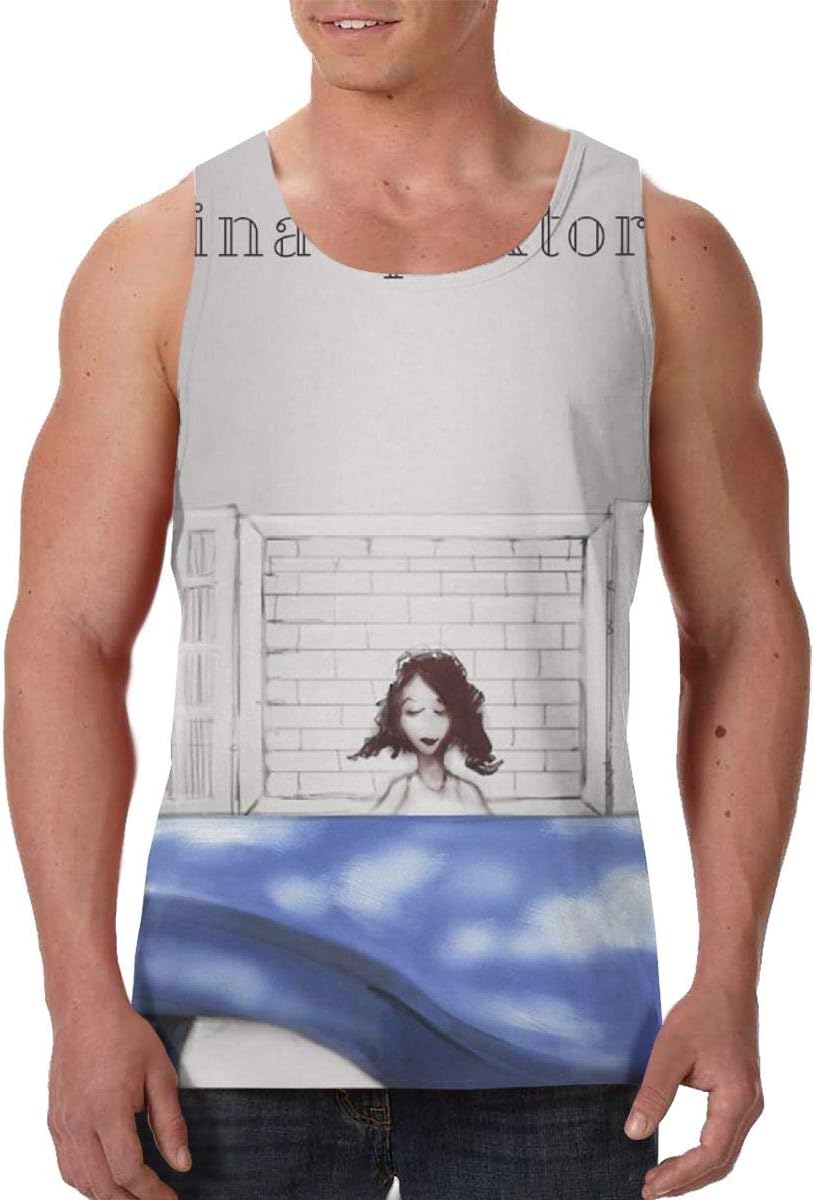 HuiXieJian Ruierjia Regina Spektor Far Men's Gym Sleeveless Tank Top Tee