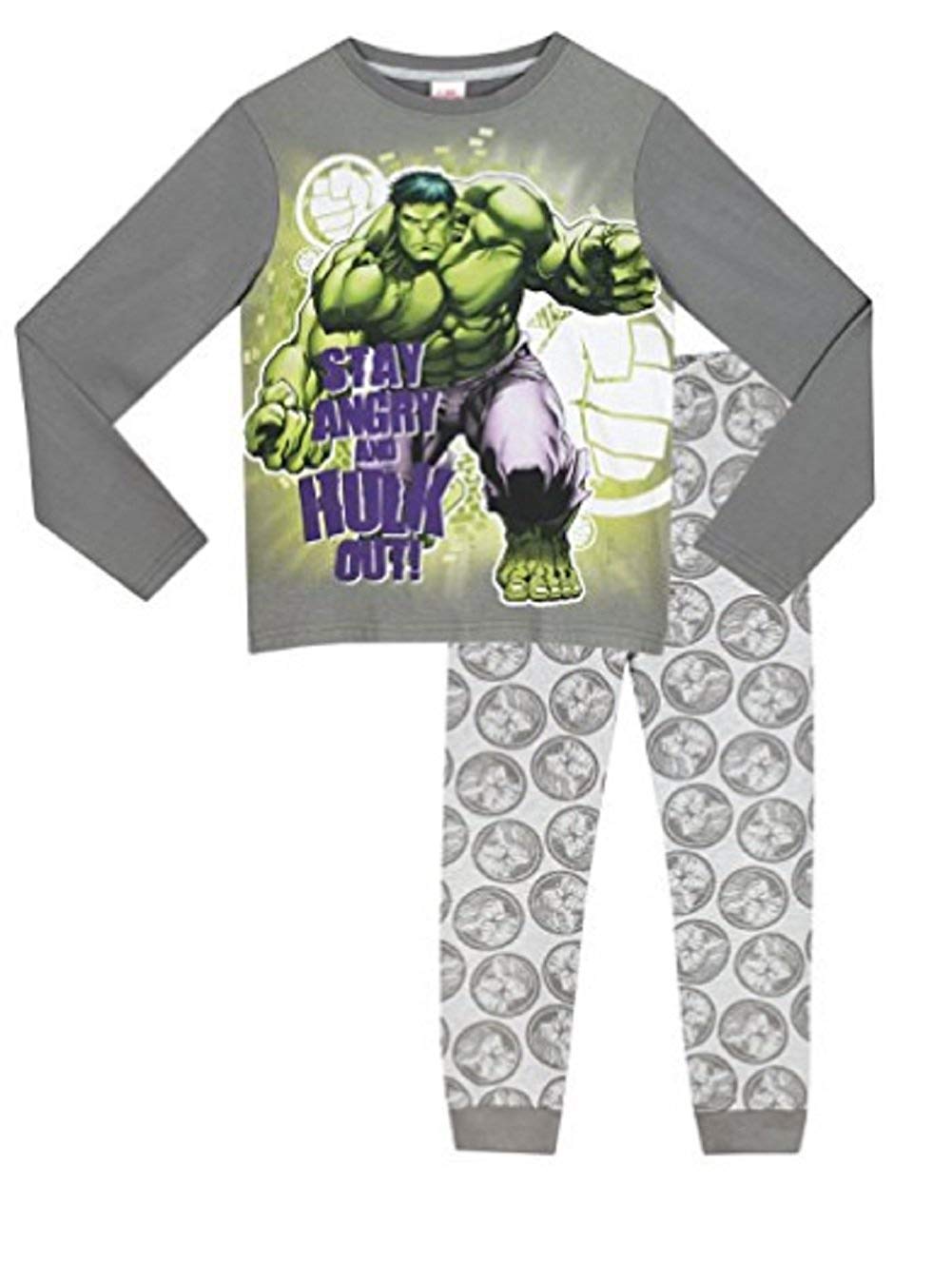 Boys Pyjama Set Age 3 4 5 6 7 8 9 10 11 12 Years Batman Spiderman Avengers Pajamas Pjs 8 9 Hulk Grey Buy Online In India At Desertcart In Productid 58182620