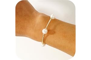 Elegance 11 designs 10mm Crystal White Pearl Blessing Bracelet