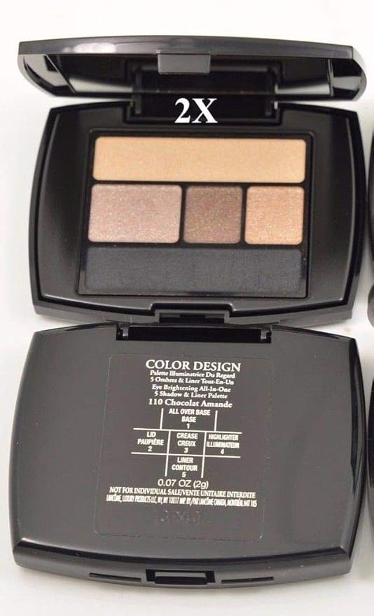 lancome color design 5 pan eyeshadow palette