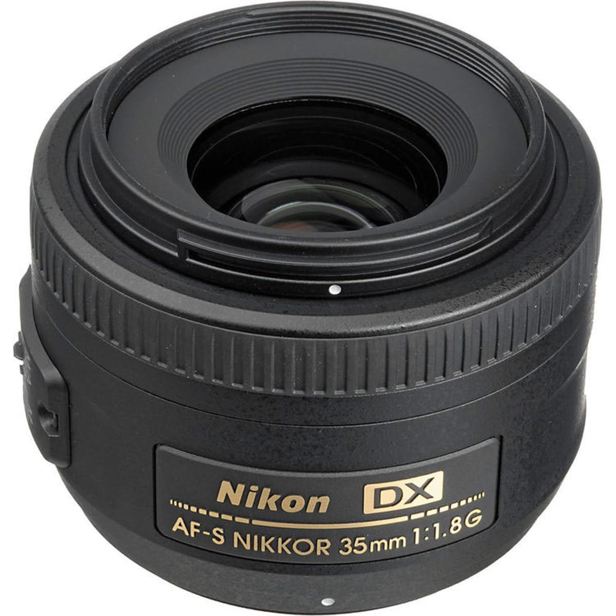 Nikon AF-S DX NIKKOR 35 mm f/1.8G Lente con enfoque automático para cámaras Nikon DSLR, 2183, negro
