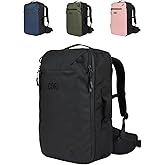 COR Surf Travel Backpack Carry On Laptop Backpack with Secret Passport Pockets | Daypack Business Weekender Luggage Backpack for Men and Women | The Island Hopper (40L, Black)