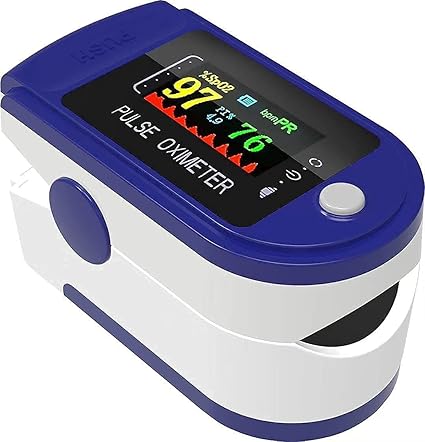 Pulse OXIMETER FINGERTIP Digital Display,Pulse Oximeter Fingertip, Blood Oxygen Saturation Monitor Fingertip, Blood Oxygen Meter Finger Oximeter Finger with Pulse, O2 Monitor Finger for Oxygen